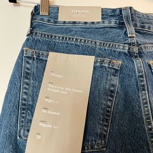 Everlane Curvy 90’s Cheeky Jean sz 29 BNWT